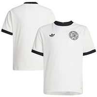 Maillot réplique blanc de l'équipe nationale allemande pour jeunes adidas Originals le 125e anniversaire