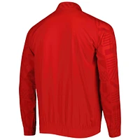 Men's Puma Red Ghana National Team Pre-Match Raglan Full-Zip Training Jacket