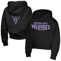 Girls Youth  Eclipse Black Golden State Valkyries Closer Pullover Hoodie