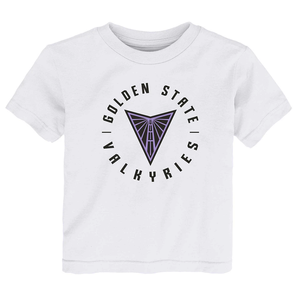 Infant  White Golden State Valkyries Circle T-Shirt