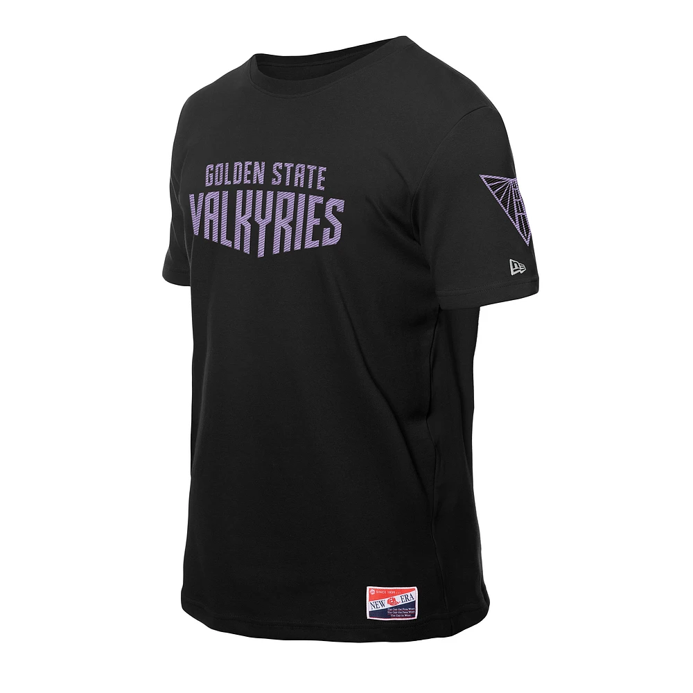 Men's New Era  Black Golden State Valkyries Premium Wordmark T-Shirt