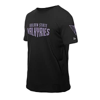 T-shirt noir New Era pour homme avec logo Golden State Valkyries Premium