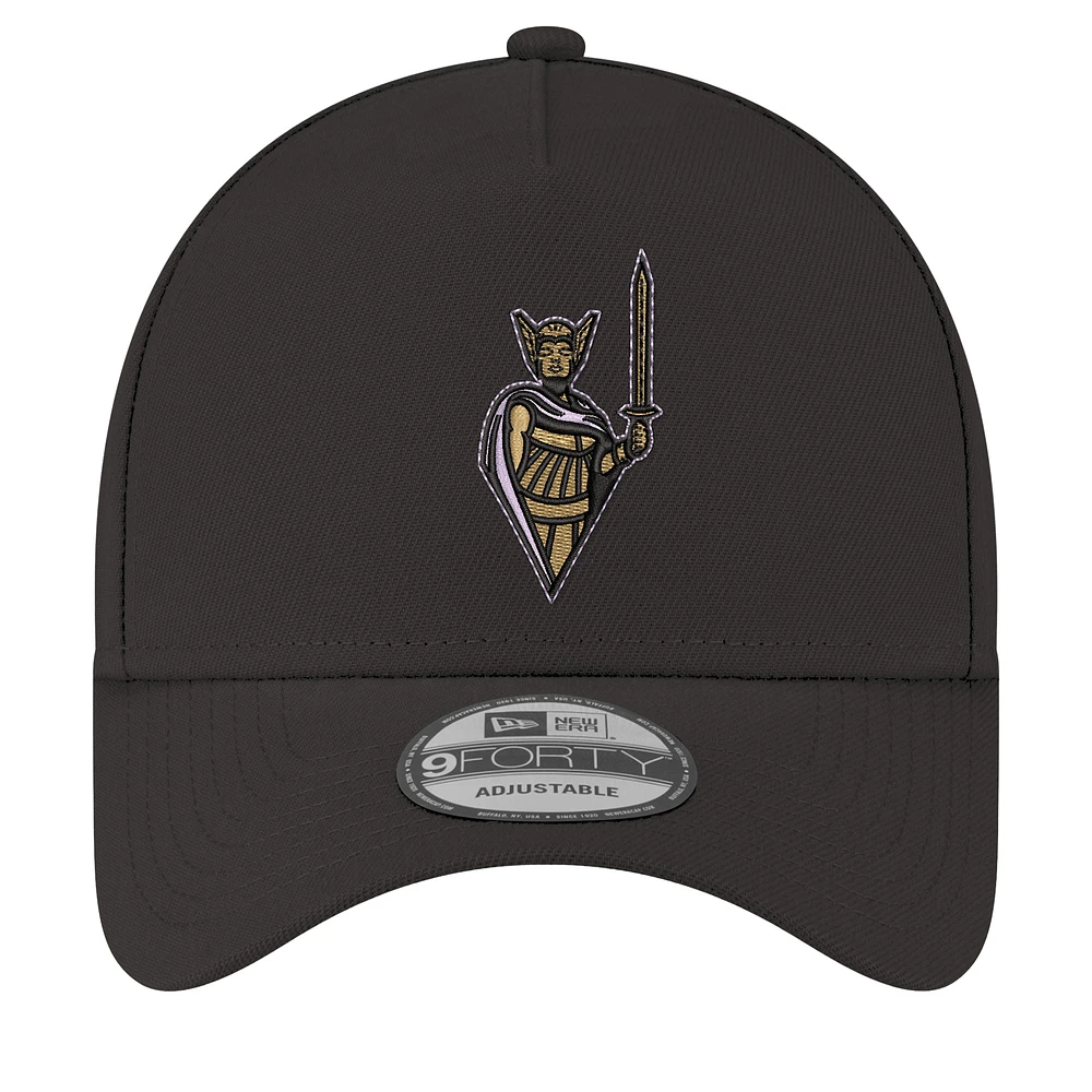 Casquette ajustable New Era Eclipse Black Golden State Valkyries Core Logo A-Frame 9FORTY pour homme