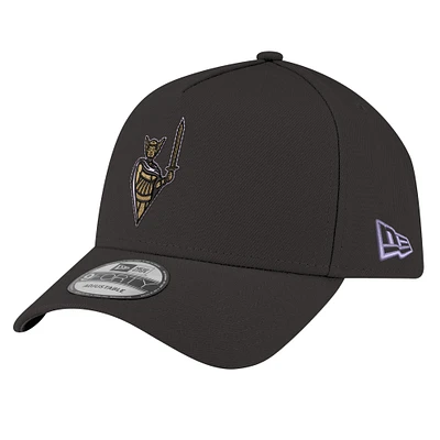 Casquette ajustable New Era Eclipse Black Golden State Valkyries Core Logo A-Frame 9FORTY pour homme