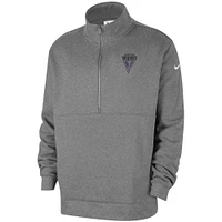 Pull à demi-zip Nike Golden State Valkyries React Club gris chiné pour homme