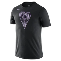 T-shirt Nike noir pour homme avec logo Golden State Valkyries