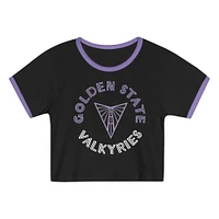 Toddler Outerstuff  Black Golden State Valkyries Double Run T-Shirt & Shorts Set