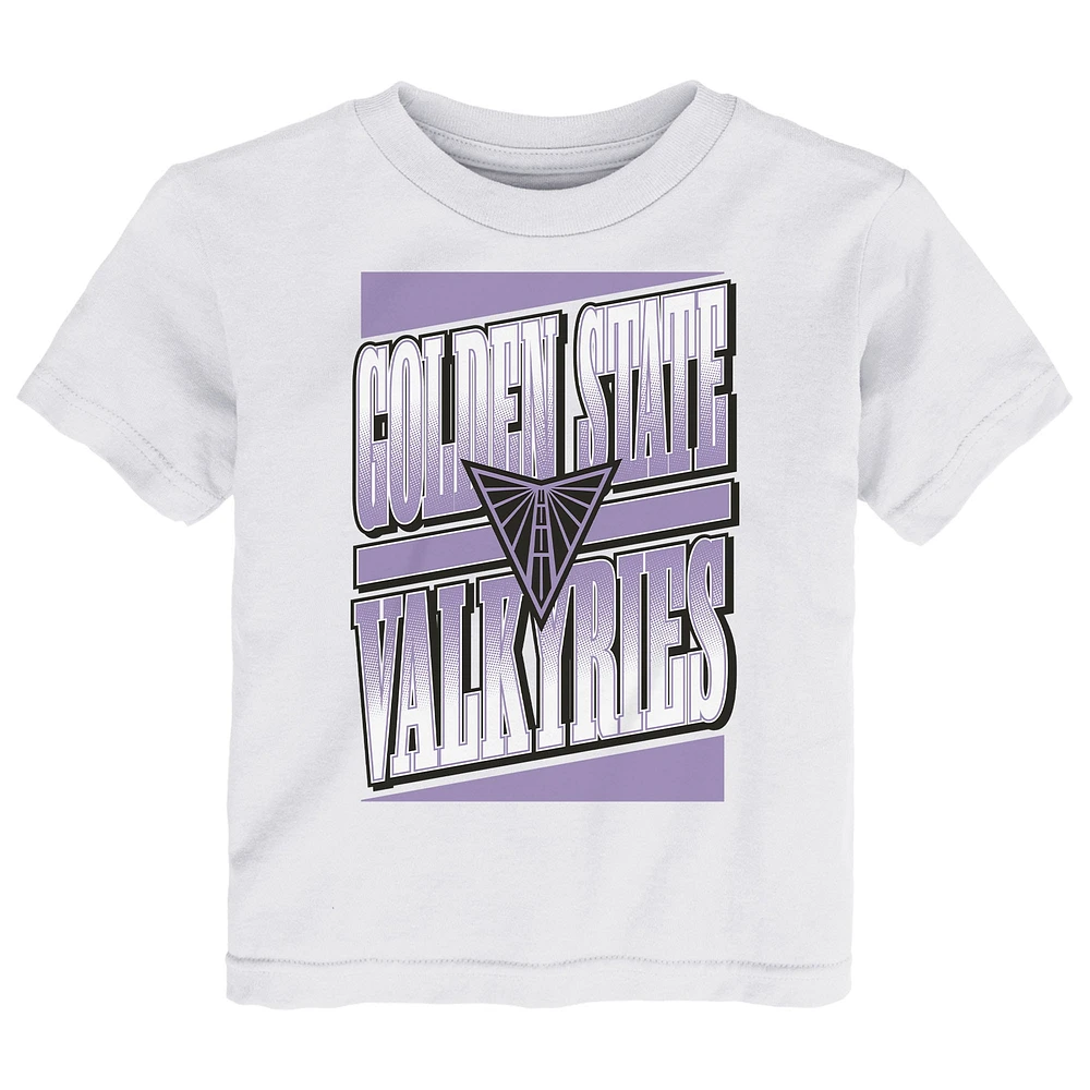 Toddler Outerstuff White Golden State Valkyries Team Stack T-Shirt