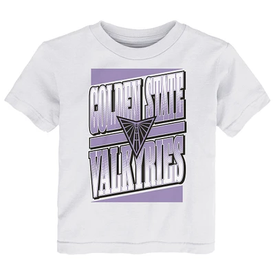 Toddler Outerstuff  White Golden State Valkyries Team Stack T-Shirt