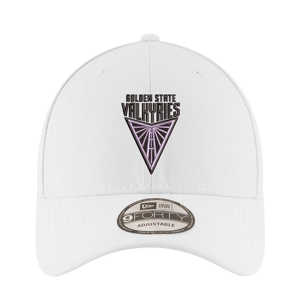 Unisex New Era Celestial White Golden State Valkyries Logo 9FORTY Adjustable Hat