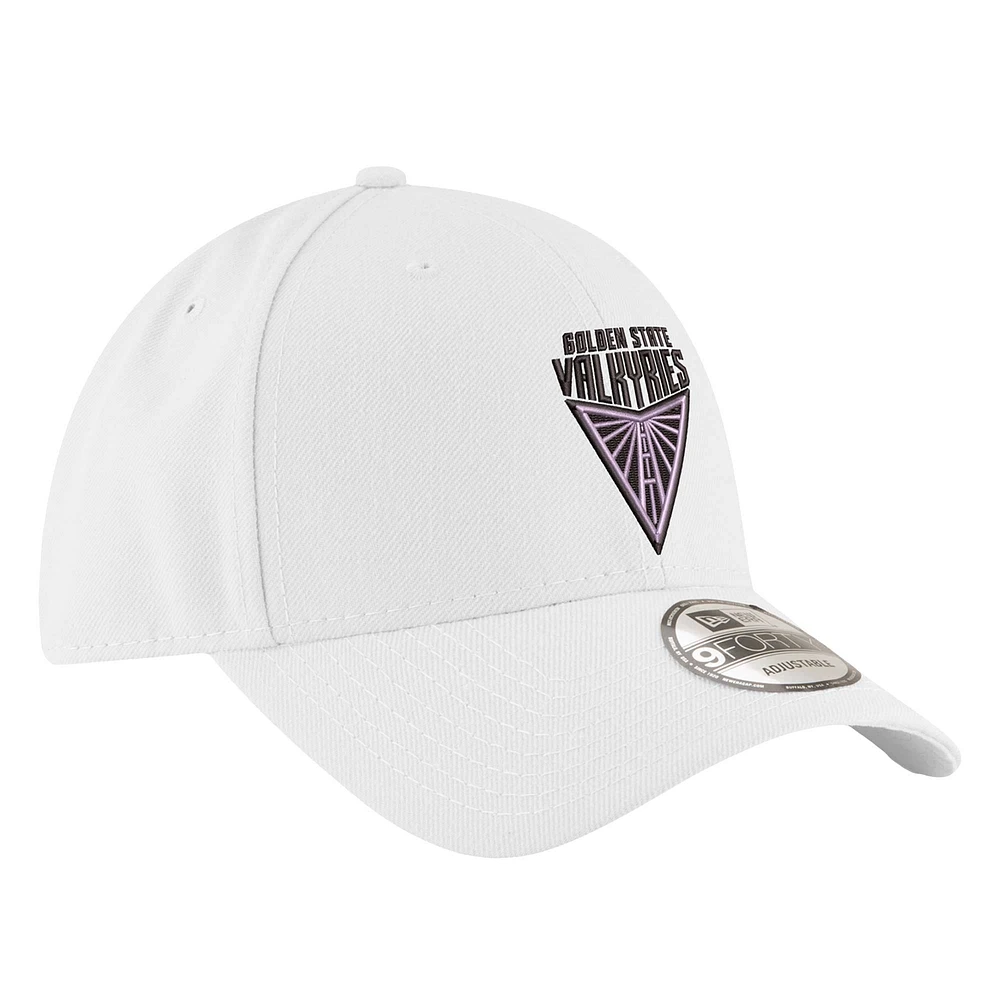 Unisex New Era Celestial White Golden State Valkyries Logo 9FORTY Adjustable Hat