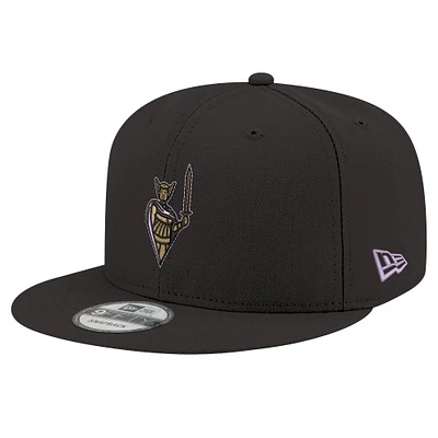 Unisex New Era Eclipse Black Golden State Valkyries Logo 9FIFTY Snapback Hat
