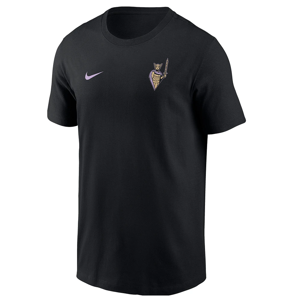 Unisex Nike Eclipse Black Golden State Valkyries Secondary Logo T-Shirt