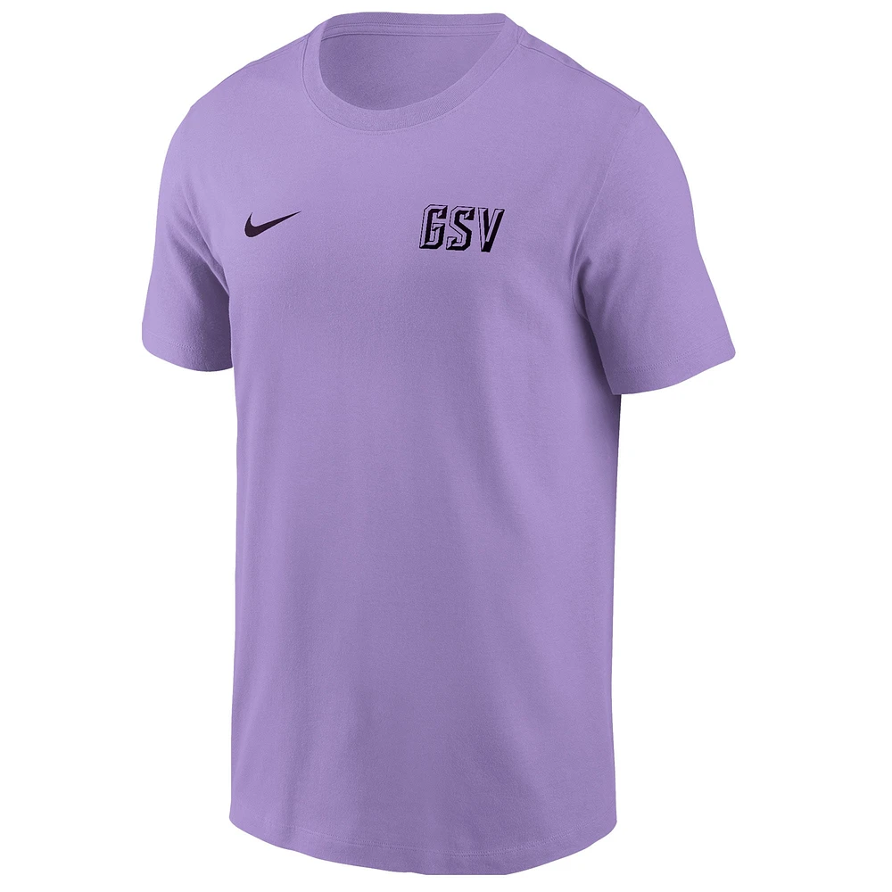 T-shirt unisexe Nike violet avec logo secondaire Golden State Valkyries