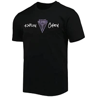 Unisex round21 Kaitlyn Chen Black Golden State Valkyries Name & Number T-Shirt