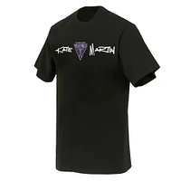 Unisex round21 Kate Martin Black Golden State Valkyries Launch Name & Number T-Shirt