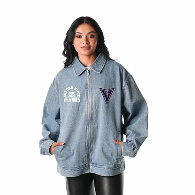 Unisex The Wild Collective Golden State Valkyries Full-Zip Denim Jacket