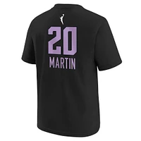 Youth Nike Kate Martin Eclipse Black Golden State Valkyries Explorer Edition Name & Number T-Shirt