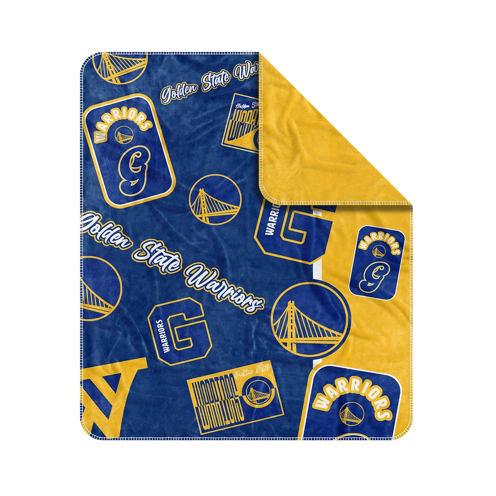 Couverture tissée Dream Weave des Golden State Warriors 50" x 60"