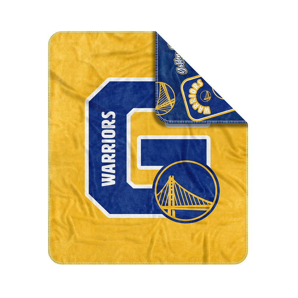 Couverture tissée Dream Weave des Golden State Warriors 50" x 60"