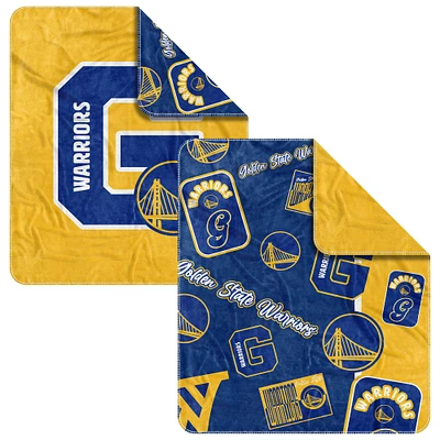 Couverture tissée Dream Weave des Golden State Warriors 50" x 60"