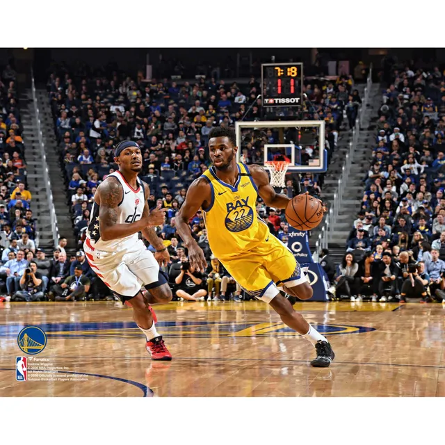 Stephen Curry Golden State Warriors Unsigned 2022 NBA Finals Larry O'Brien Trophy Photograph