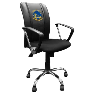 Golden State Warriors Logo Curve Task Chair - Black