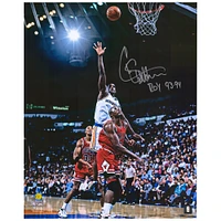 Chris Webber Golden State Warriors Autographed 16" x 20" Hook Shot Photograph with "93-94 NBA ROY" Inscription
