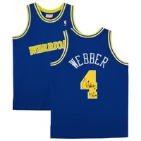 Chris Webber Michigan Wolverines Mitchell & Ness 1991-92 Road Swingman  Jersey - Navy