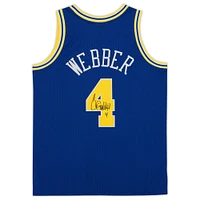 Chris Webber Golden State Warriors Autographed Royal 1993-94 Mitchell & Ness Swingman Jersey