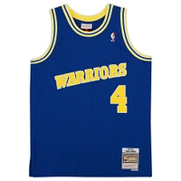 Chris Webber Golden State Warriors Autographed Royal 1993-94 Mitchell & Ness Swingman Jersey