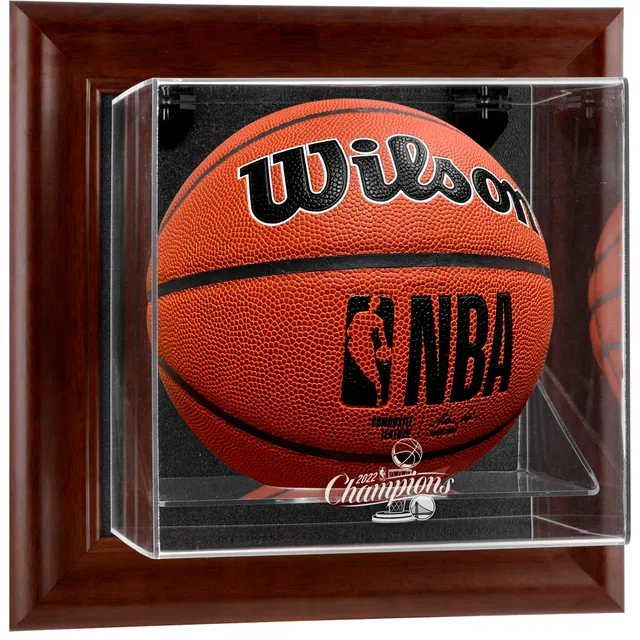 Fanatics Authentic Golden State Warriors 2022 NBA Finals Champions Mahogany Framed Logo Jersey Display Case