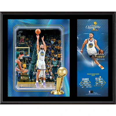 Stephen Curry Golden State Warriors Fanatics Authentic 2022 NBA Finals Champions 12'' x 15'' Sublimated Player Plaque