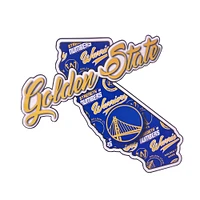 FOCO Golden State Warriors 10.5'' x 15'' Die-Cut State Sign