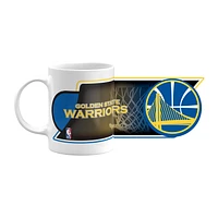 Golden State Warriors - 11oz. Sublimated Coffee Mug - White