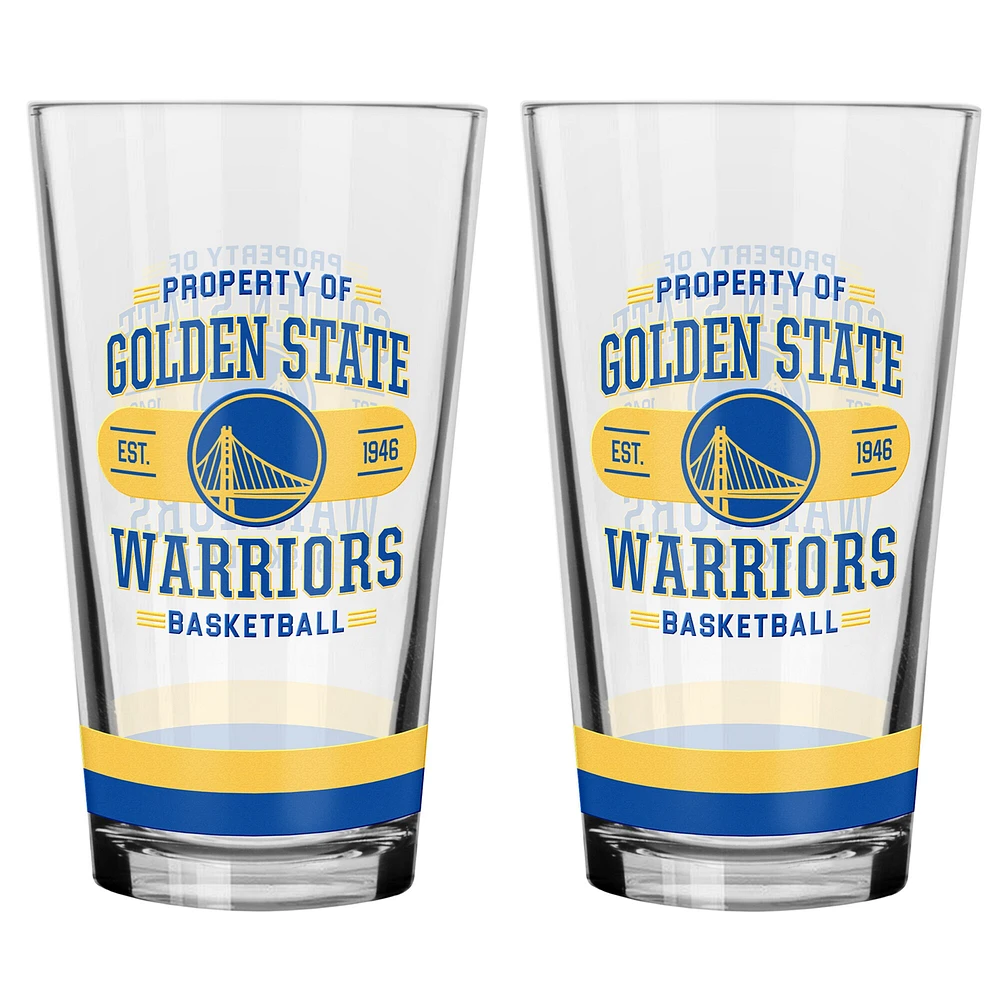 Golden State Warriors 2-Piece Mixing Glass Set