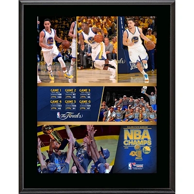 Golden State Warriors 2015 NBA Finals Champions 10.5'' x 13'' Sublimated Plaque