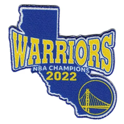 Men's Sportiqe Royal Golden State Warriors 2022 NBA Finals Champions Official Logo Davis T-Shirt