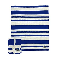 Couverture en tricot torsadé Golden State Warriors 50" x 60"