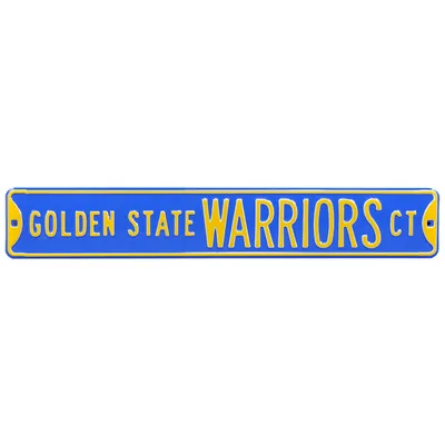 Golden State Warriors 6" x 36" Steel Street Sign