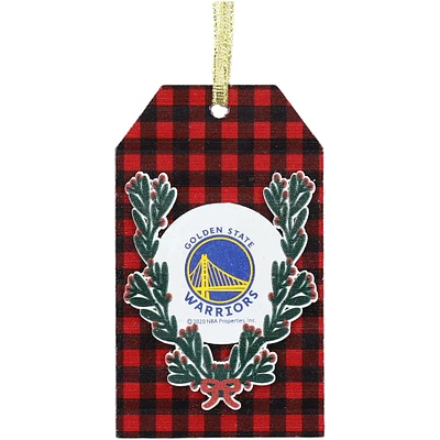 Ornement d'étiquette-cadeau Golden State Warriors