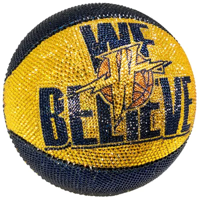 Golden State Warriors Swarovski Crystal Basketball