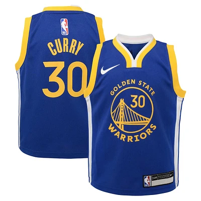 Maillot Nike Stephen Curry Royal Golden State Warriors Swingman pour bébé - Édition Icon