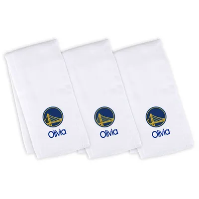 Golden State Warriors Infant Personalized Burp Cloth -Pack