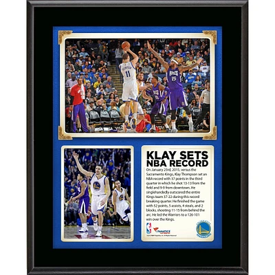 Klay Thompson Golden State Warriors 10.5'' x 13'' 37 Points in a Quarter Sublimated Plaque
