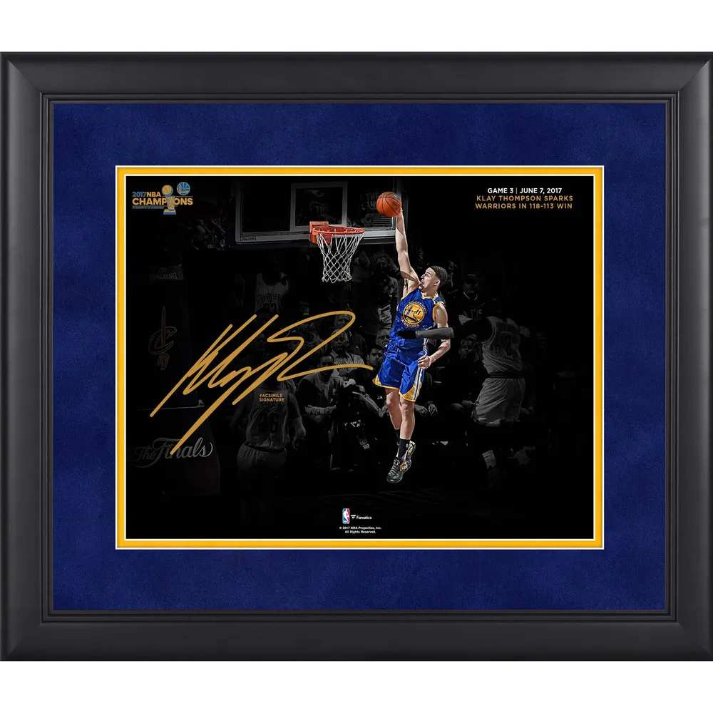 Klay Thompson Golden State Warriors Autographed Fanatics Authentic