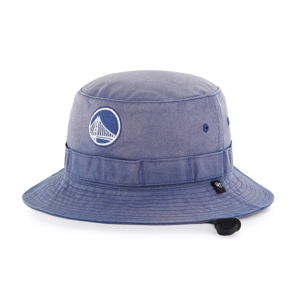 Bob délavé Royal Golden State Warriors Buxton pour homme, modèle 1947