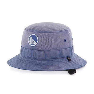 Bob délavé Royal Golden State Warriors Buxton pour homme, modèle 1947