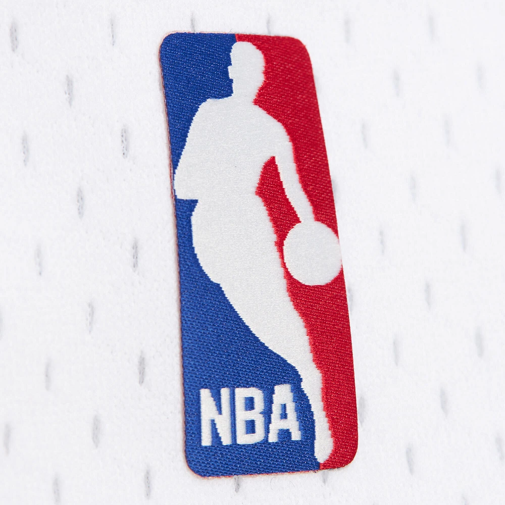 Short blanc authentique pour homme Mitchell & Ness Golden State Warriors