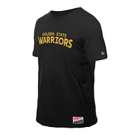 T-shirt à manches courtes premium brodé pour homme, modèle NBA New Era GCP, Warior BLK, NBA, GCP ...